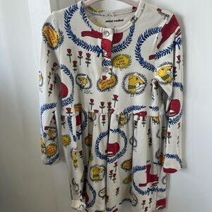 Mini Rodini Save the Galgo "Happiness is having a best friend” Dress size 3-5 yr